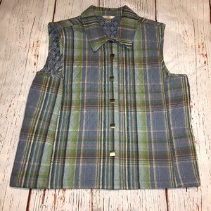 C&B Quilted Vest with Pockets, size L